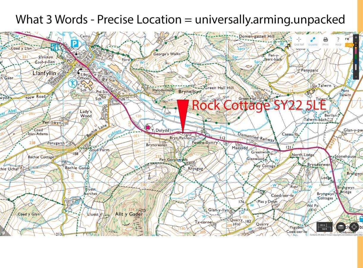 Rock Cottage Llanfyllin Eksteriør bilde